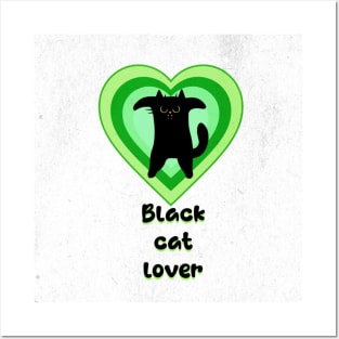 Black Cat Lover Posters and Art